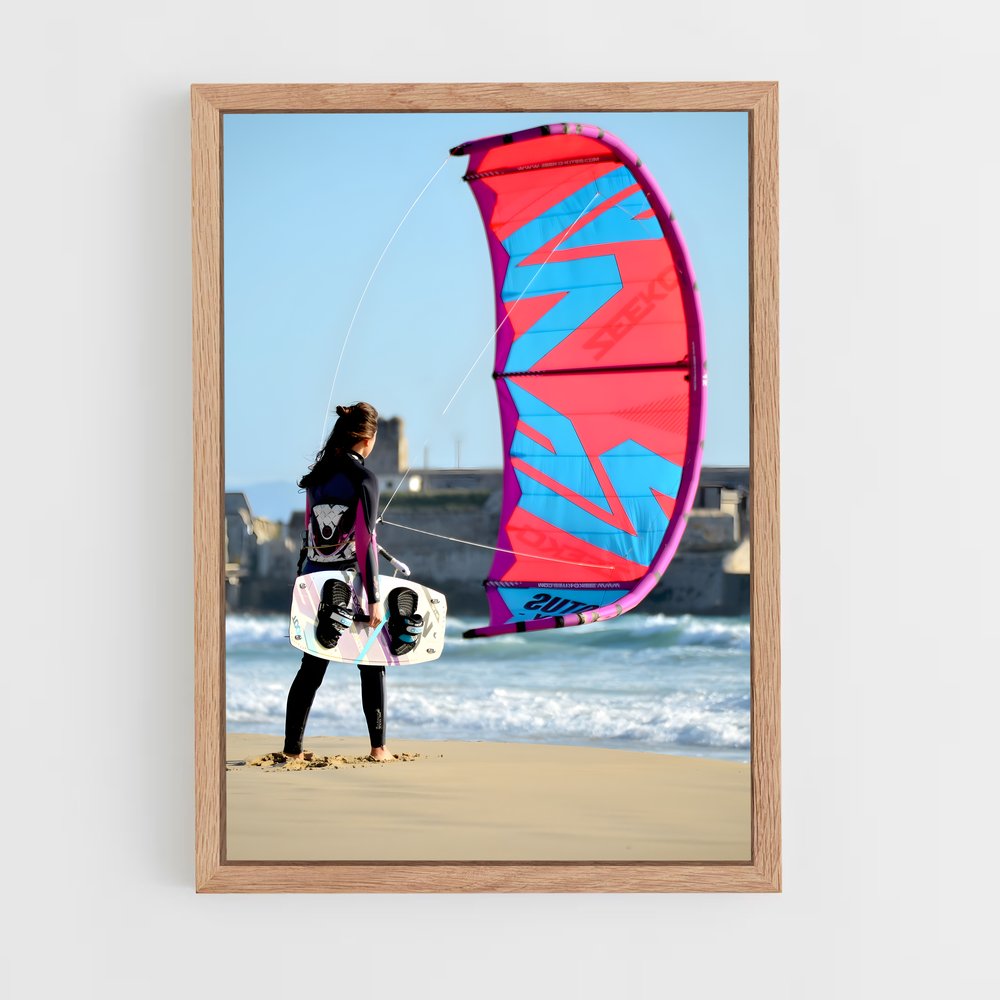 Poster Kitesurfing Évasion (vue 4)